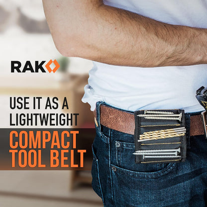 RAK Magnetic Wristband – Camping and Backyard DIY Tool, Compact Magnetic Fastener Organizer