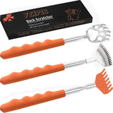 Yeipis 3 Pack Telescoping Back Scratcher – Pocket Portable Itch Relief for Camping, Hiking, and Road Trips