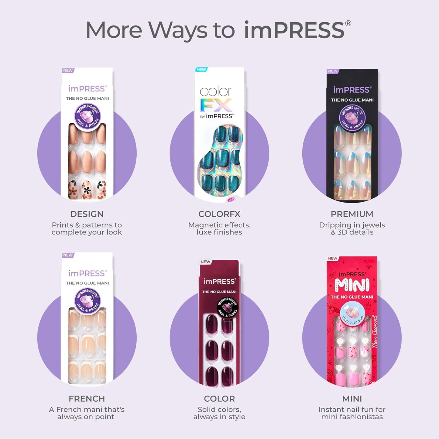 ready-to-wear one-step application requiring no uv lamp or base coat