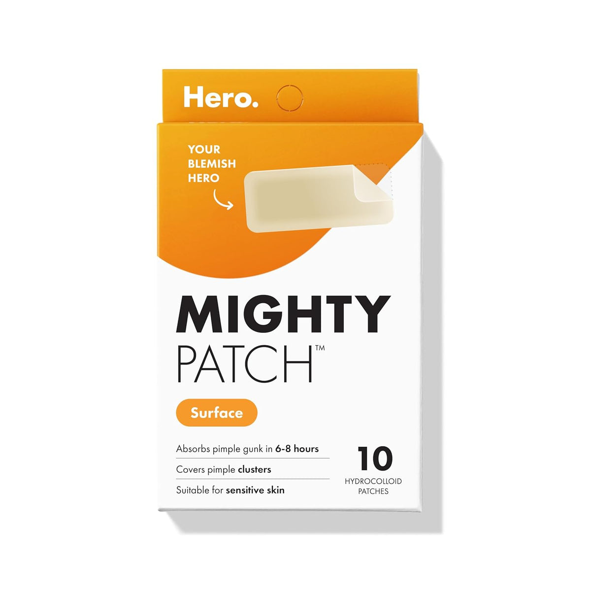 rectangular 60mm x 25mm hydrocolloid patch — the first xl size in the category