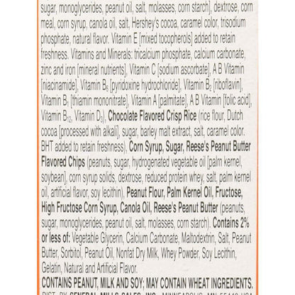 Reese's Puffs Peanut Butter Snack Bars – Easy-to-Digest Sweet Treat Without Bloating, 6.8 oz