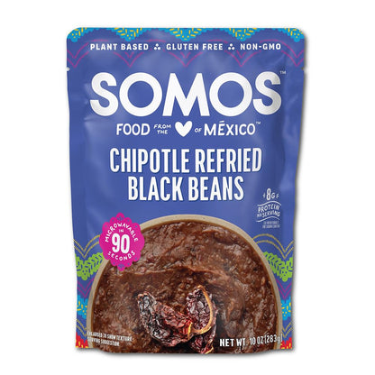 refried black beans in 10 oz ready-to-eat format