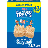 Rice Krispies Treats Original Cereal Bars – 90-Calorie Quick Pick-Me-Up for Busy Office Professionals, 31.2oz