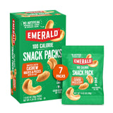 Emerald Nuts Roasted and Salted Cashews 7ct – Mess-Free No-Added-Sugar Nut Pack for Family Pantry and Kid Snack Drawer