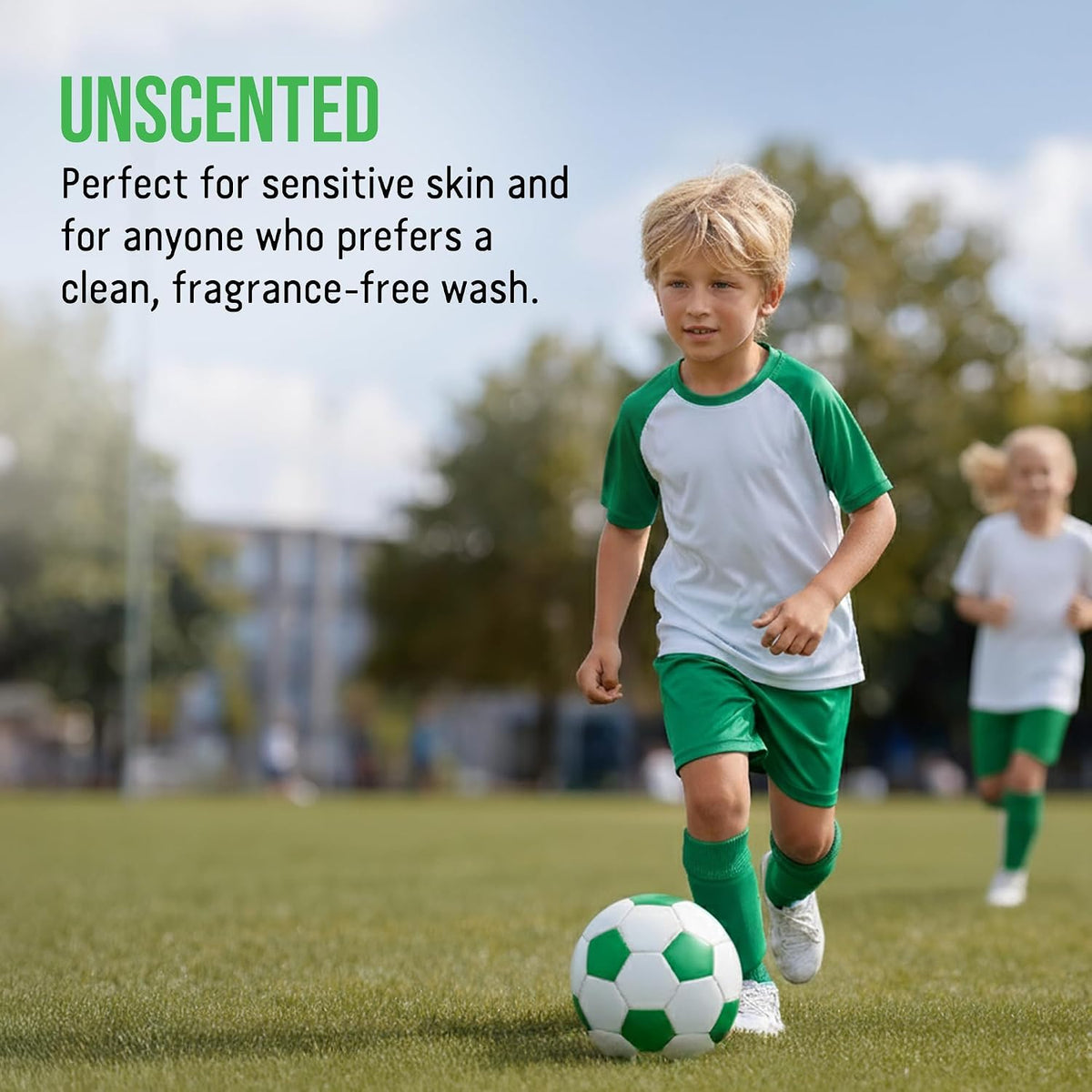 Rockin' Green Active Wear Detergent Powder for Allergy-Sensitive Family Laundry, Plant-Based Non-Toxic Enzyme Wash