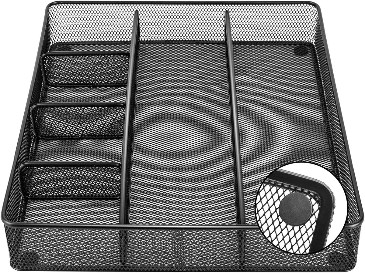 rubber pads on the base to prevent sliding and surface scratching