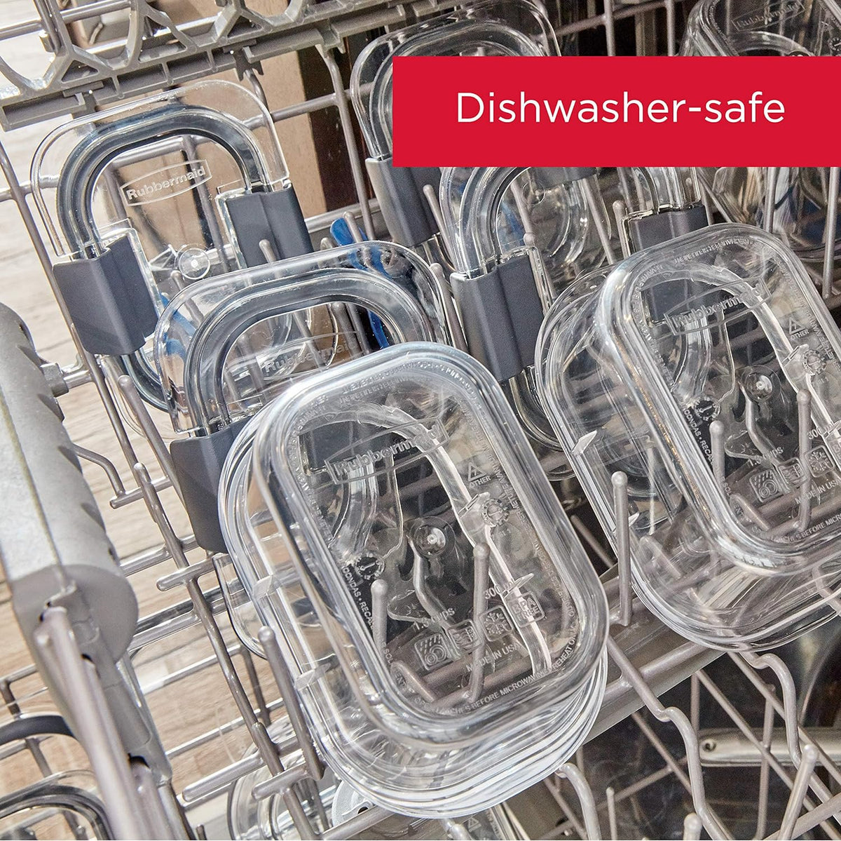 Rubbermaid Brilliance Plastic Food Storage Set – Holiday Gift for Organized Home Cooks, BPA-Free