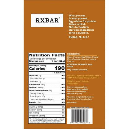 RXBAR Gluten Free Snack Bar – Quick Breakfast Bar for Busy Work From Home Professionals