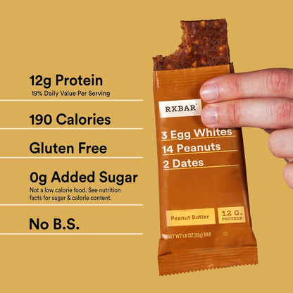 RXBAR Gluten Free Snack Bar – Quick Breakfast Bar for Busy Work From Home Professionals