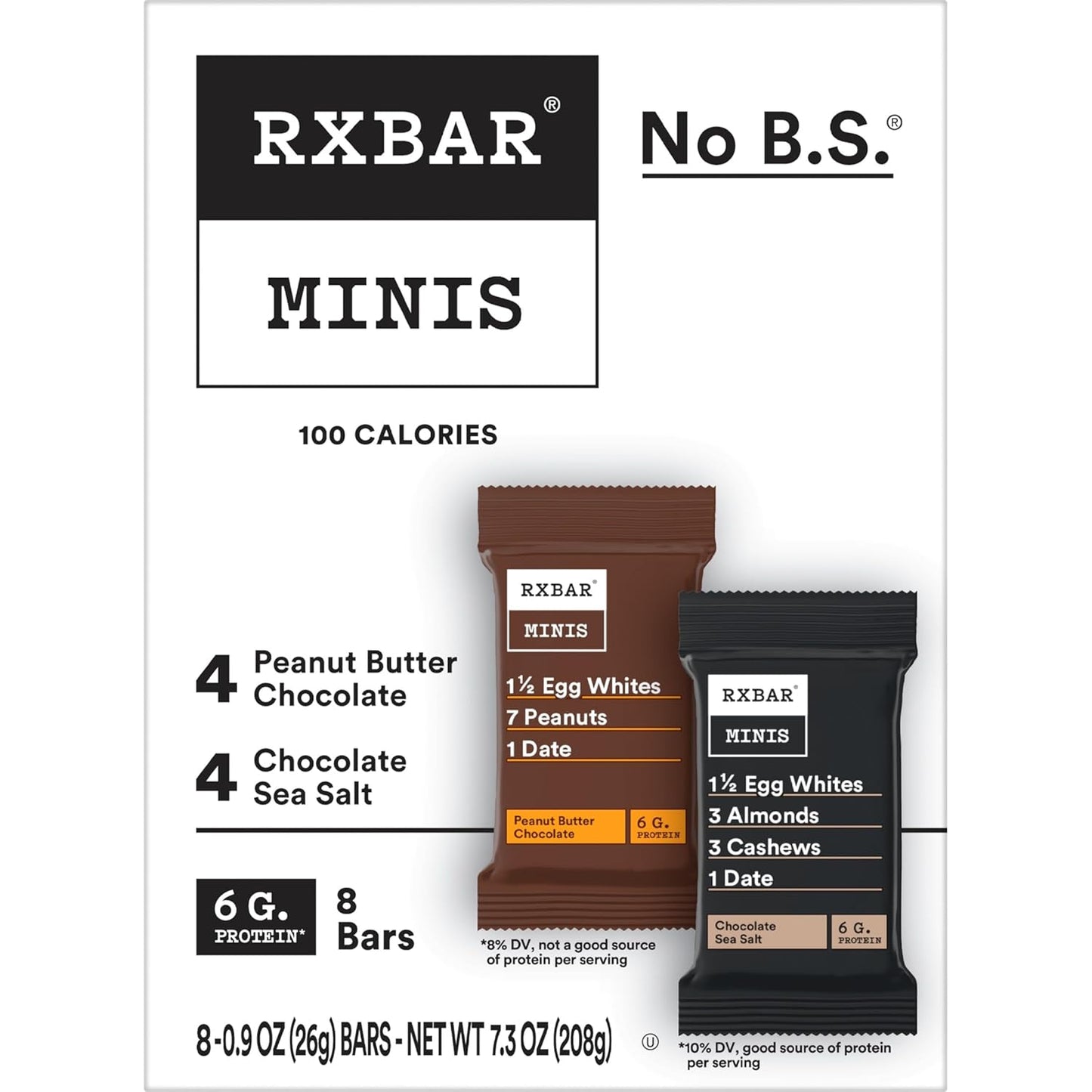 RXBAR Minis Protein Bars – Gym Bag Snack for Pre and Post Workout Fuel, Soft Baked Mini Bars