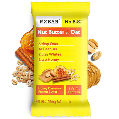 RXBAR Nut Butter and Oat Protein Bar – Simple, Individually Wrapped Snack for the Intentional Kitchen