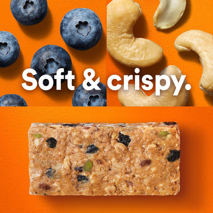 RXBAR Nut Butter Protein Bars – Uncluttered Snack Drawer Staple for Minimalist Homes, No Filler Blueberry Cashew