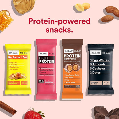 RXBAR Protein Energy Bites Strawberry Peanut Butter — Wholesome Snack for Stress-Free Healthy Living