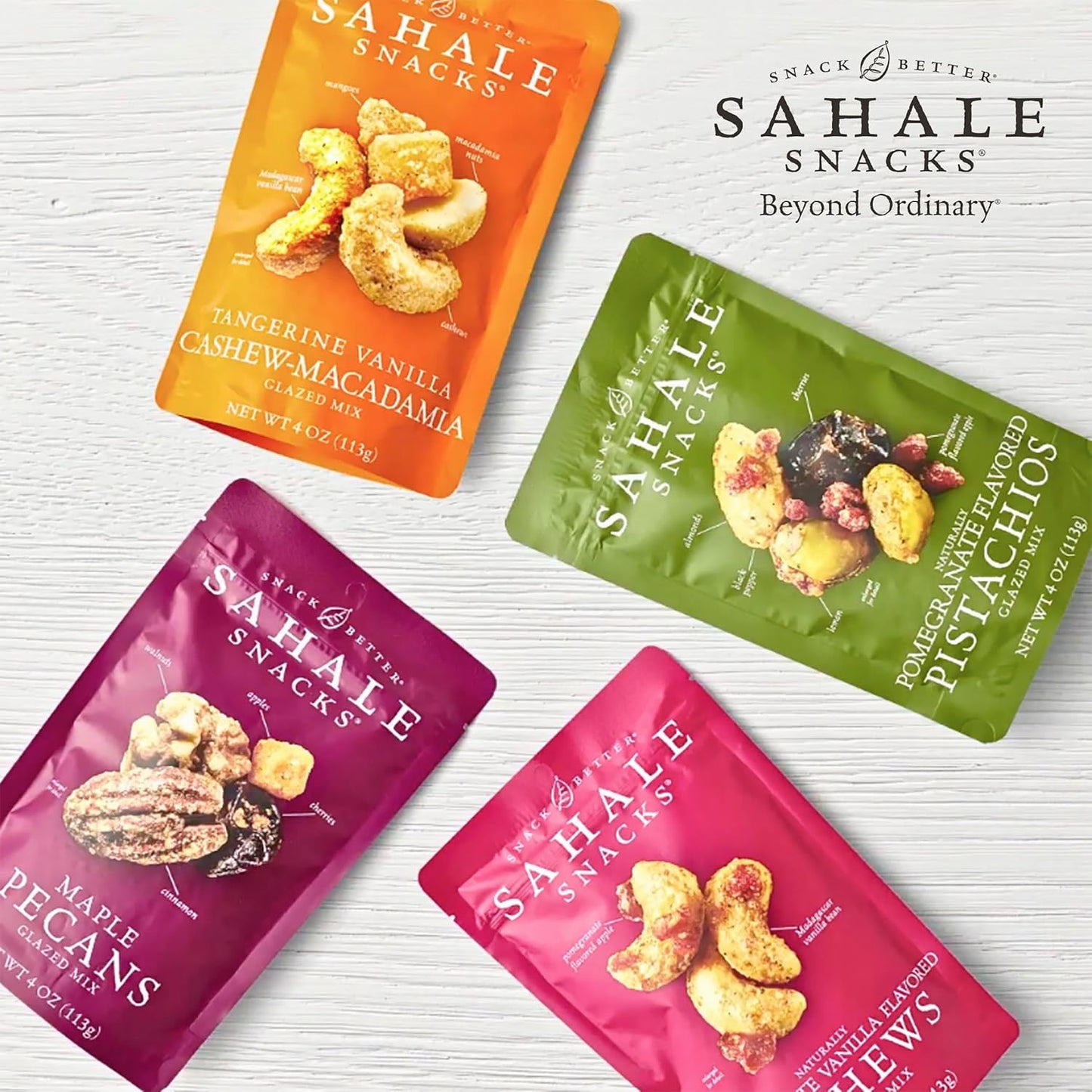 Sahale Snacks Berry Macaroon Almond Trail Mix – Durable Camping Snack with Coconut, Blueberries and Apples, 7 oz