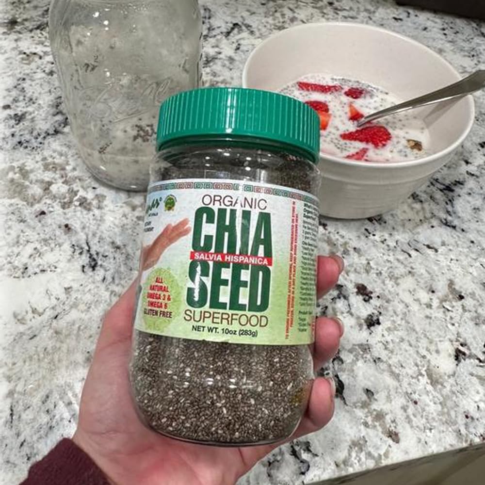 Sanar Naturals Chia Seeds – Meal Prep Shortcut for Weight Management Goals, Omega-3 Boost in Seconds