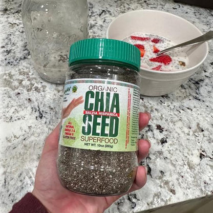 Sanar Naturals Chia Seeds – Meal Prep Shortcut for Weight Management Goals, Omega-3 Boost in Seconds