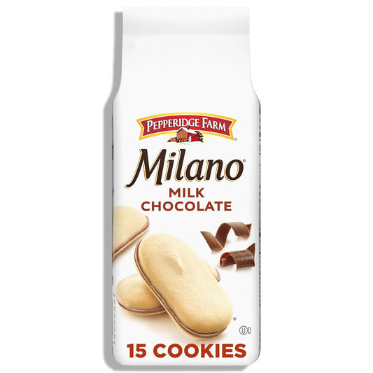 sandwich cookie construction with rich chocolate filling between two crisp cookies