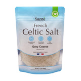 Sante Naturelle Luxury Pantry Celtic Salt – 82+ Mineral Coarse Grey Crystals for Elevated Home Dining