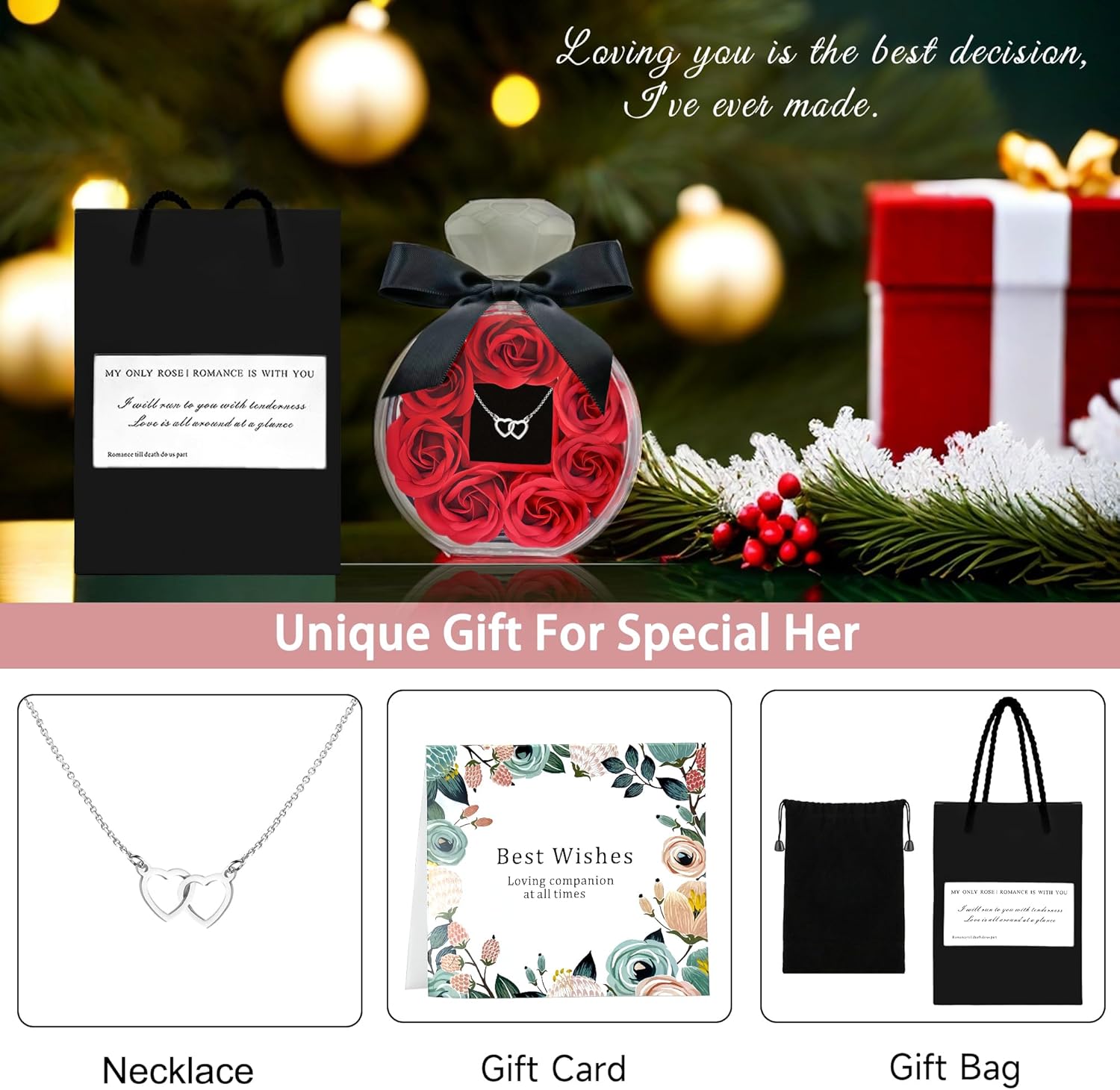 satin bow wrap plus soft protective pouch and outer gift box