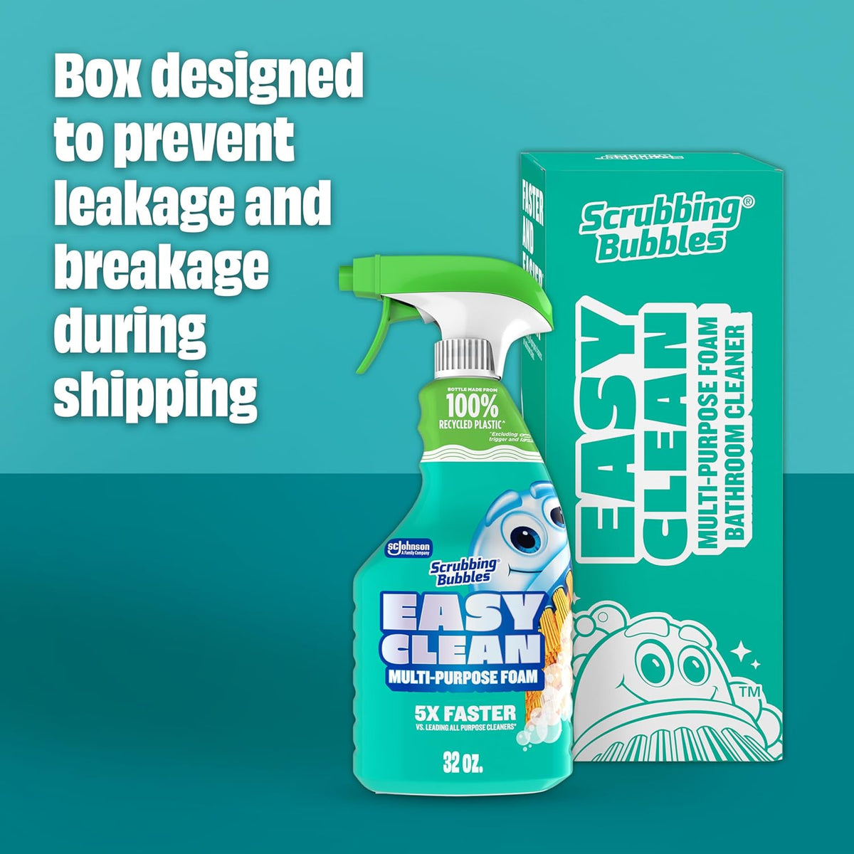Scrubbing Bubbles Easy Clean Foaming Bathroom Cleaner – Office-Adjacent Half-Bath Cleaner for Working Professionals, Bleach-Free Foam