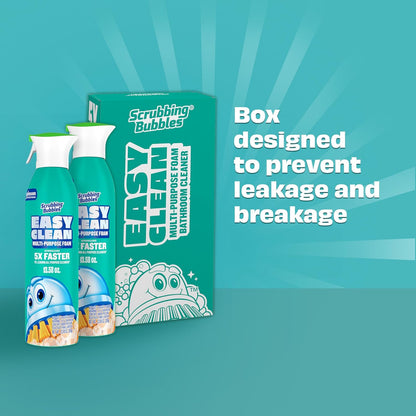 Scrubbing Bubbles Easy Clean Foaming Bathroom Cleaner – Quick Reset for the Guest Half-Bath, No-Scrub Limescale Remover
