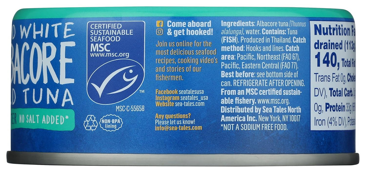 Sea Tales Two Ingredient Tuna – Streamlined Pantry Pick for Uncluttered Meal Prep