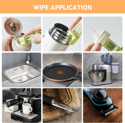 Self-Care Drinkware Care Tool – Tea Ceremony Accessory, Gentle Silicone Cleans Teapots and Matcha Whisks