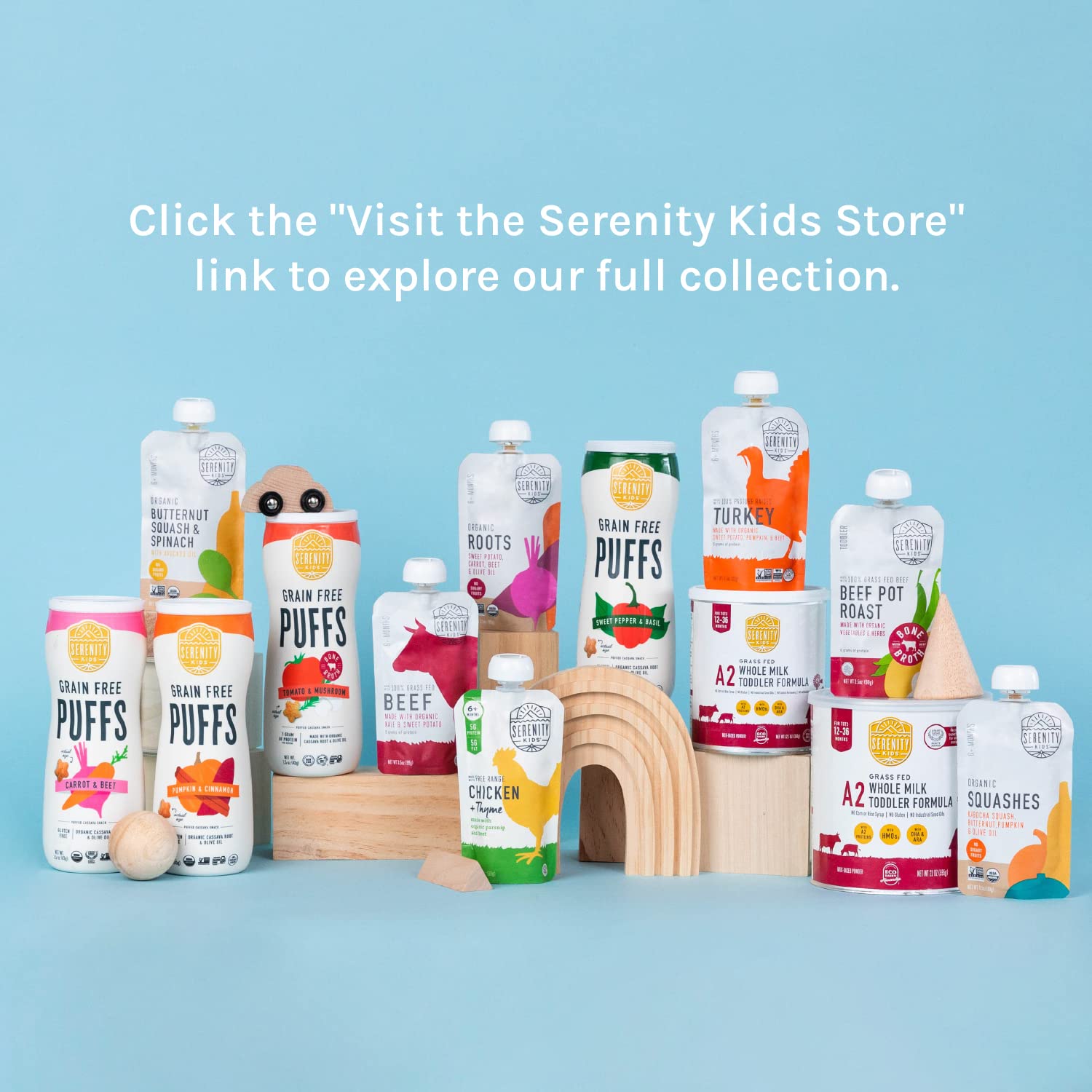 Serenity Kids Allergen-Free Veggie Pouch – Family-Safe Baby Snack for Grandparents' House, Park Outings, and Road Trips