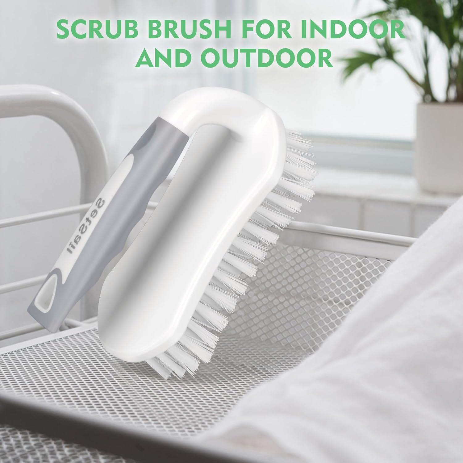 SetSail Scrub Brush – Color-Matched Utility Closet Organizer for Modern Home Cleaning