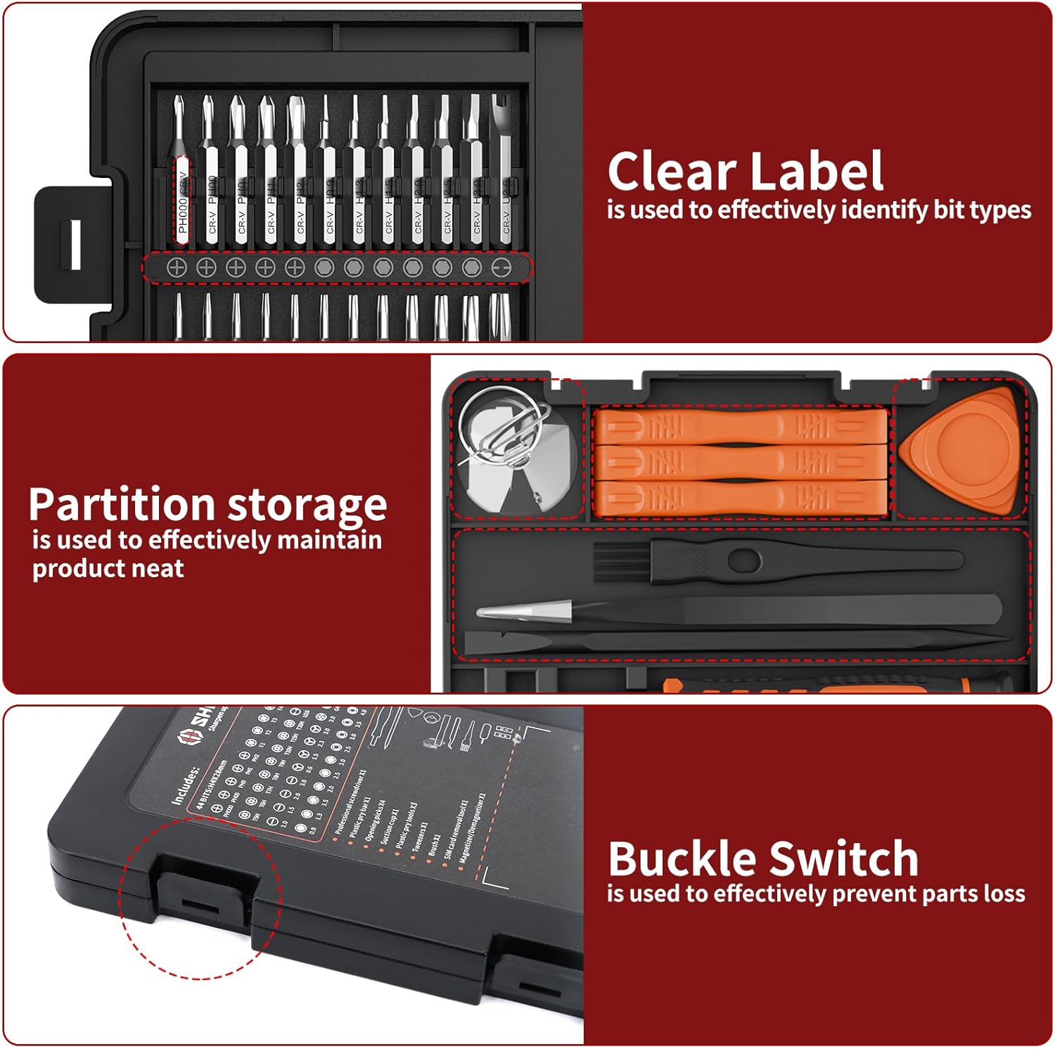 SHARDEN Mini Precision Screwdriver Set – Neutral-Toned Repair Tools for the Minimalist Maker