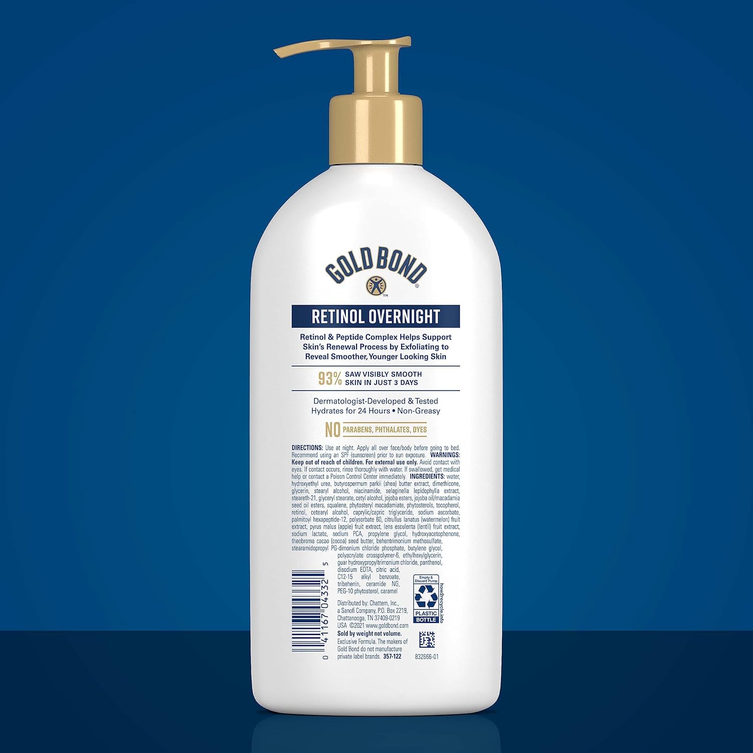 shea butter and cocoa butter for 24-hour hydration and moisture retention