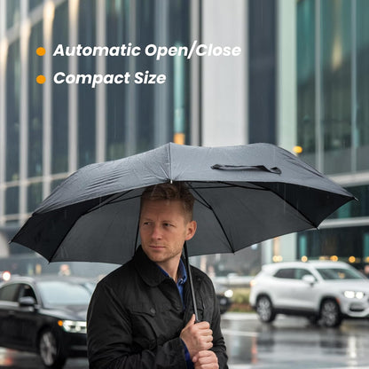SIEPASA Compact Travel Umbrella - Worry-Free Travel Backup for Pregnancy, Elderly & Family Outings, Compact Folding Umbrella with Wrist Strap