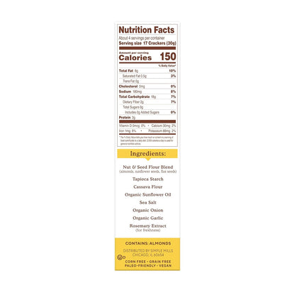 Simple Mills Almond Flour Crackers – Grain-Free Snack for Wellness Routines