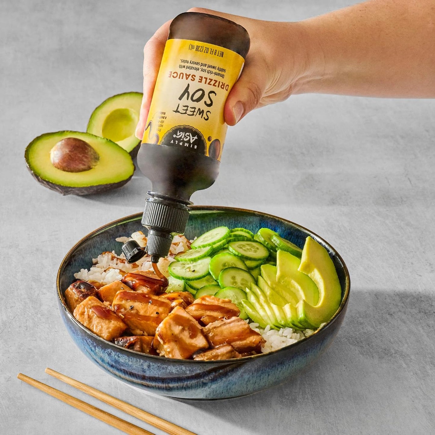 Simply Asia Sweet Soy Drizzle Sauce — Asian-Inspired Pantry Upgrade for Foodie Gift Baskets, 8 fl oz