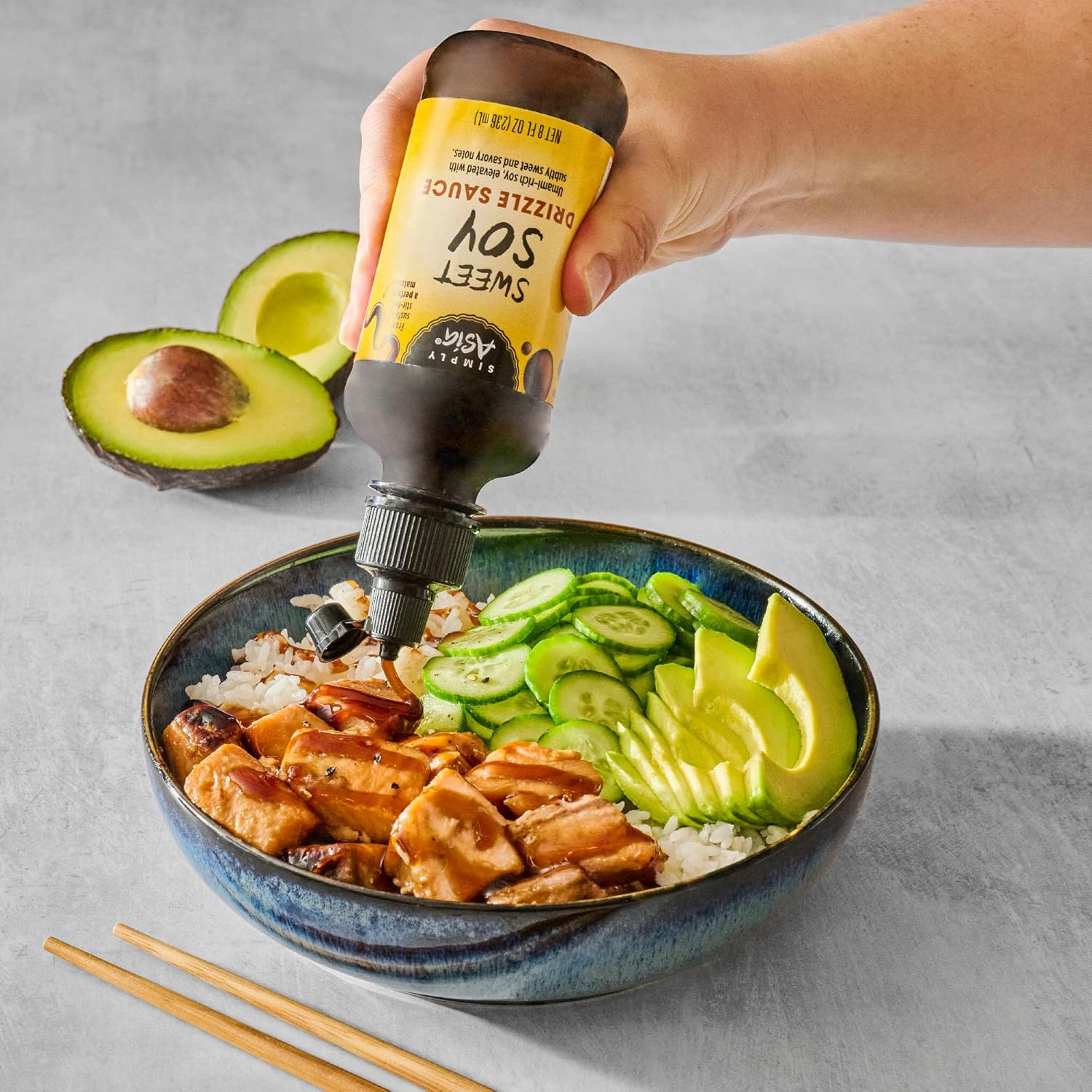 Simply Asia Sweet Soy Drizzle Sauce — Asian-Inspired Pantry Upgrade for Foodie Gift Baskets, 8 fl oz