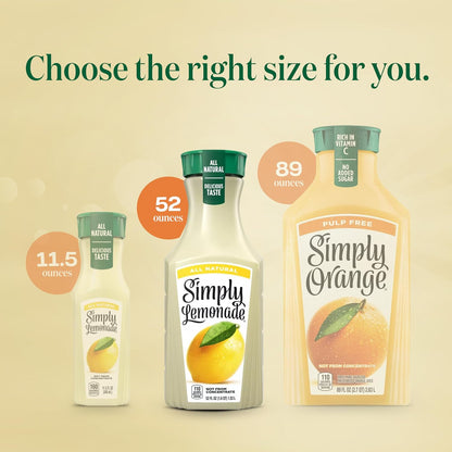 Simply Lemonade All Natural – Premium Lemonade Present for Holidays, All-Natural Carafe for the Wellness-Minded Friend