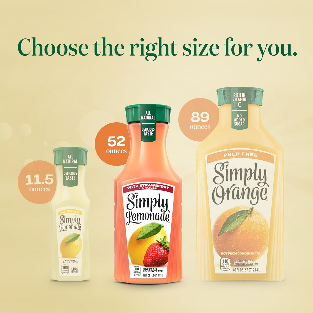 Simply Lemonade with Strawberry, 52 Fl Oz – Crowd-Pleasing Drink to Bring to BBQs, Brunches, and Potlucks