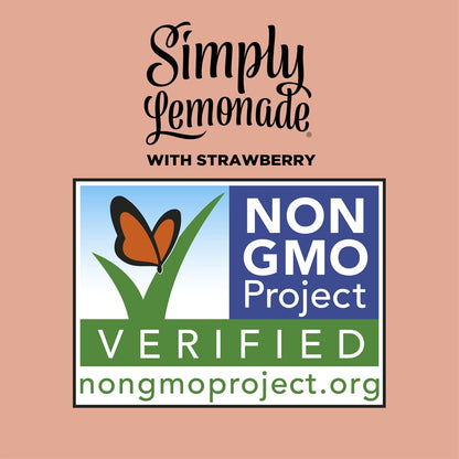 Simply Lemonade with Strawberry, 52 Fl Oz – Crowd-Pleasing Drink to Bring to BBQs, Brunches, and Potlucks