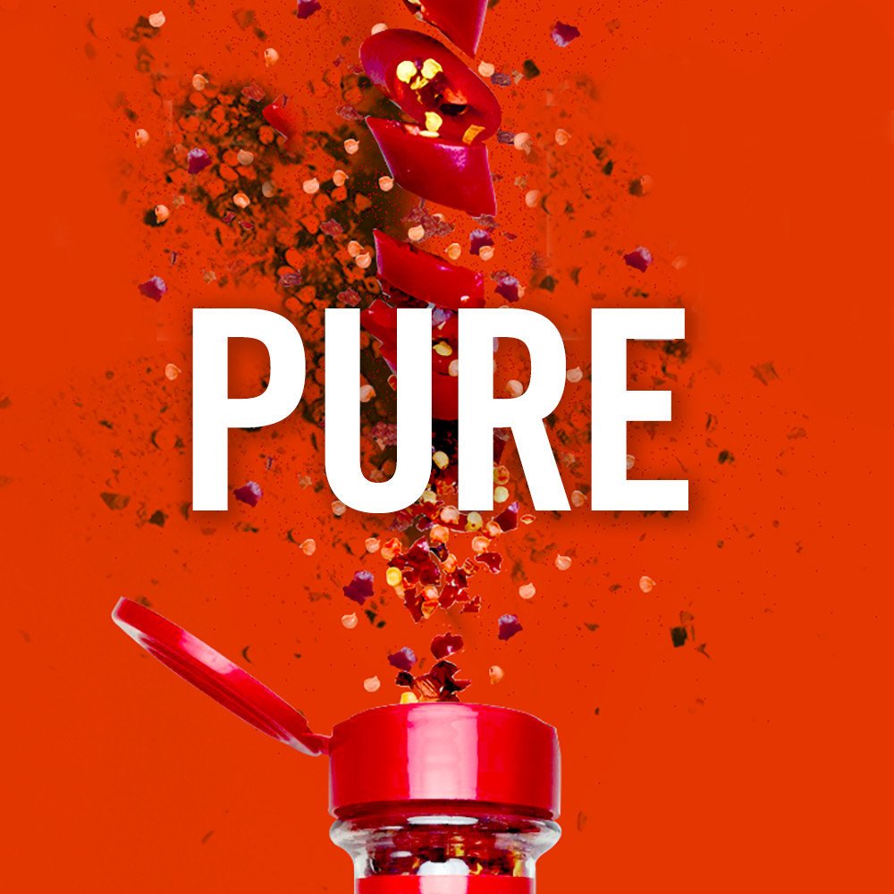 single-ingredient composition: 100% red pepper