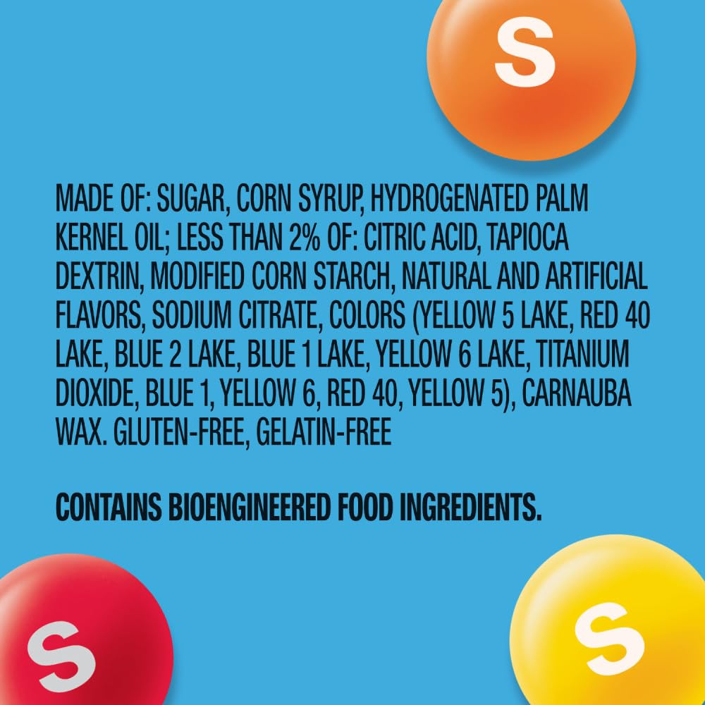 SKITTLES Mash-Ups Wild Berry and Tropical Candy, 9-Ounce Resealable Pouch for Patio Parties, Backyard BBQs and Poolside Snacking