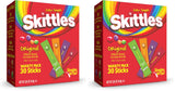 SINGLES TO GO! Skittles Zero Sugar Drink Mix – Mess Free Powdered Water Flavoring for Car Cup Holders and Road Trips