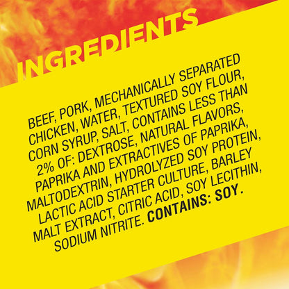 Slim Jim Smoked Meat Sticks – Holiday Gift Basket Addition for Meat Snack Lovers, Mild Smoked Flavor, 14 Count
