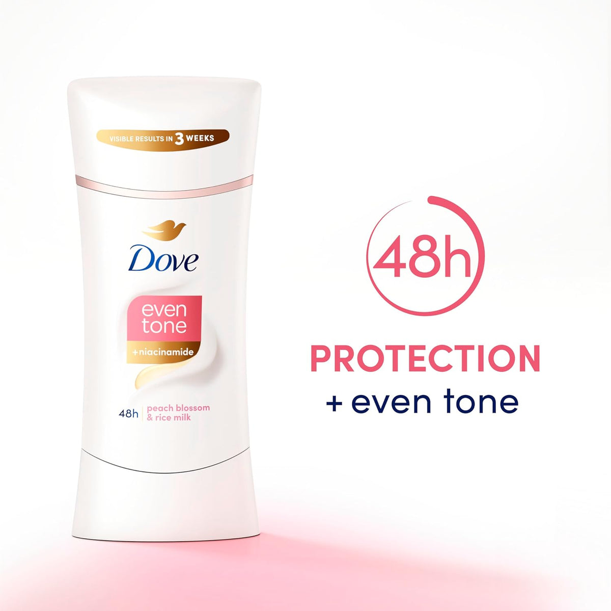 smooth-glide stick application with no visible white residue