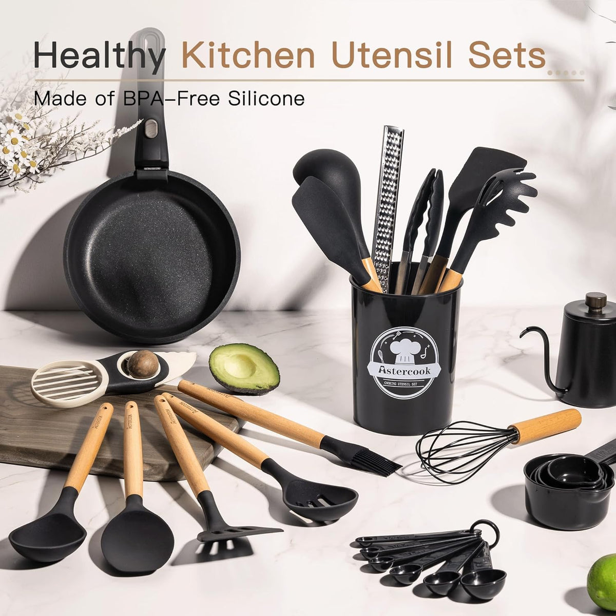 smooth wooden handles designed for comfortable grip and easy hanging storage