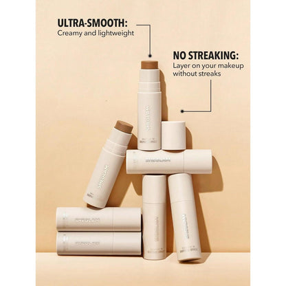 smudge-proof, streak-free blendability for layering over base makeup