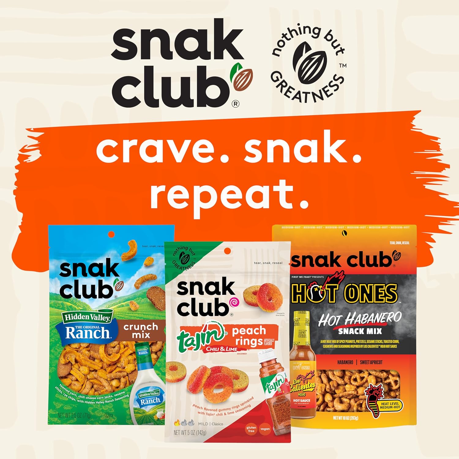 Snak Club Energizer Trail Mix – Road Trip Trail Mix for Car Cup Holders with Peanuts, Almonds, and Chocolate Candies, 16 oz Resealable Bag