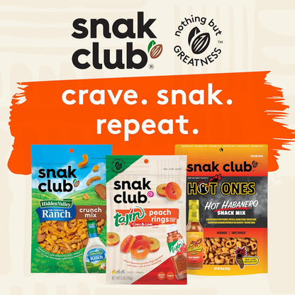 Snak Club Energizer Trail Mix – Road Trip Trail Mix for Car Cup Holders with Peanuts, Almonds, and Chocolate Candies, 16 oz Resealable Bag