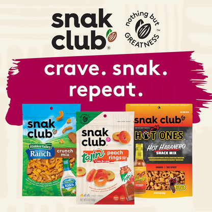 Snak Club Sweet & Salty Trail Mix, Family Size – Pantry Staple for Kids' Lunchboxes, 14 oz Six-Texture Snack