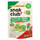Snak Club Tajin Apple Rings Gummy Candy – Care Package Treat for College Students, Resealable Sweet-Spicy Gummy Bag, 11 oz