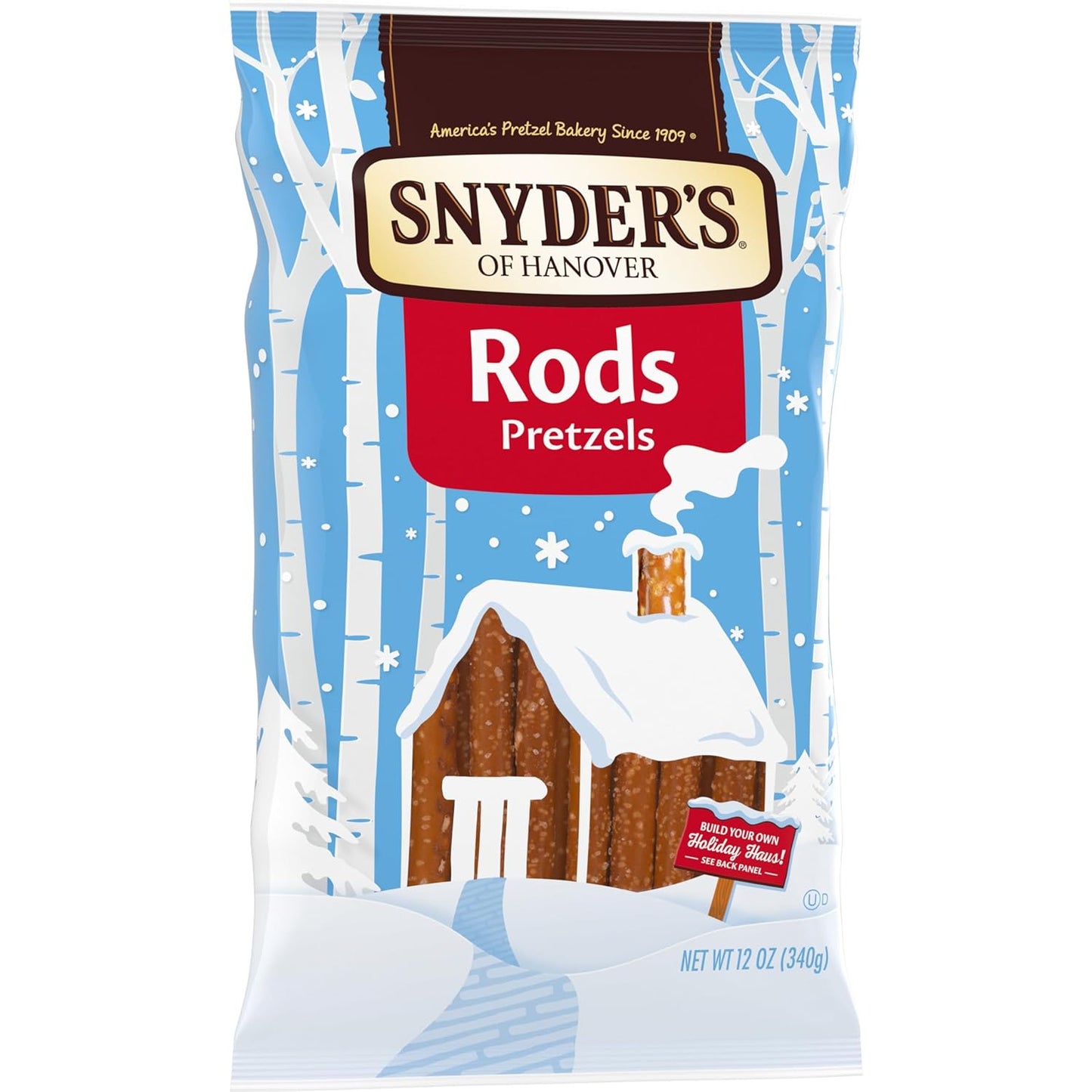 Snyder's of Hanover Pretzel Rods – Housewarming Gift for Snack Lovers, Shareable 12 oz Bag
